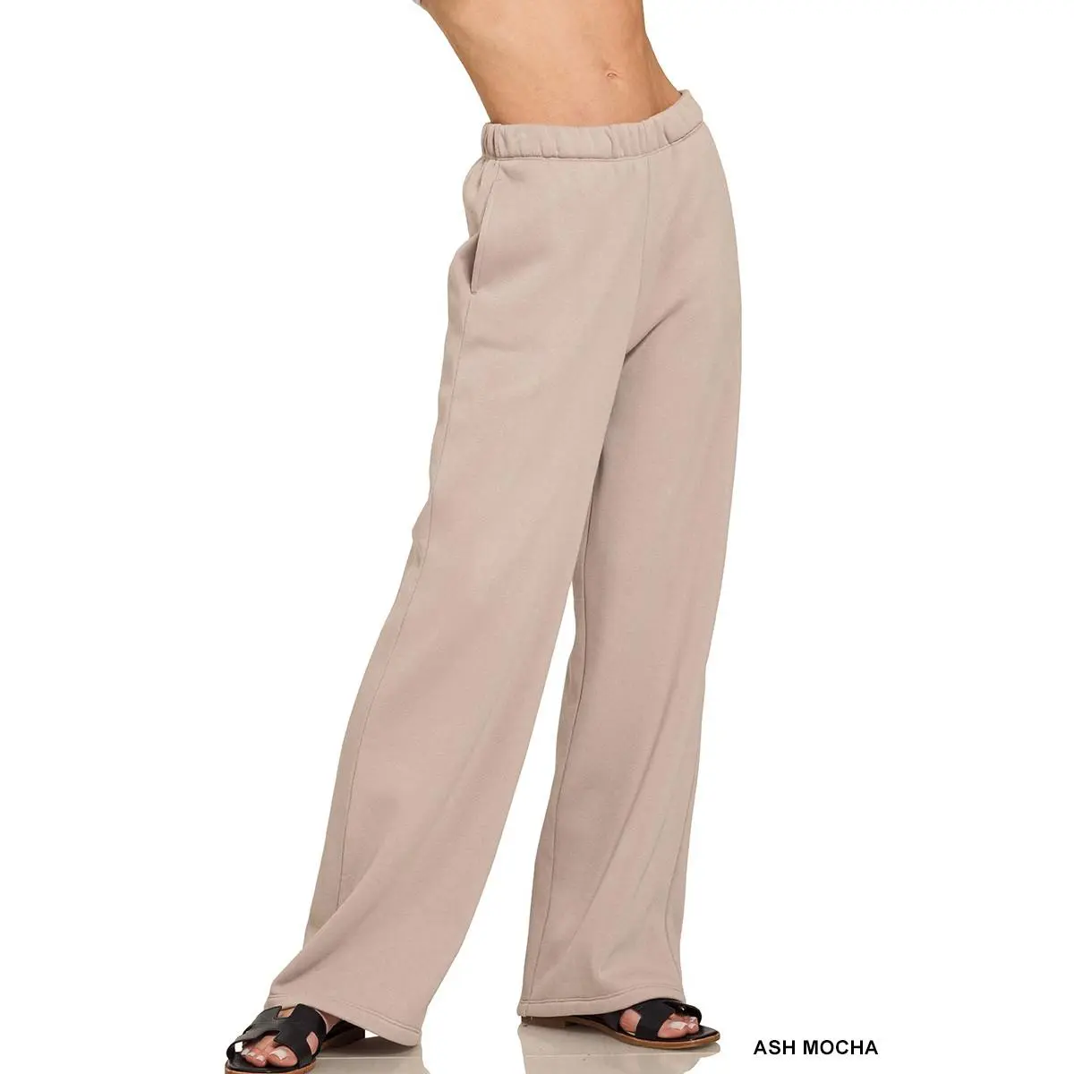 Zenana Fleece Sweatpant with Pockets
