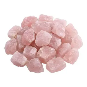 Raw Rose Quartz Stones 1 lb — Bulk Untumbled Love Crystal