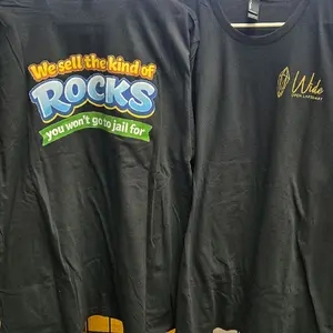 L Black Rock Lover T-Shirts