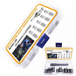 11pcs Spark Repair Thread Hole Repair Tools Set M10X1.25 Tap Generators Repair [TS1]