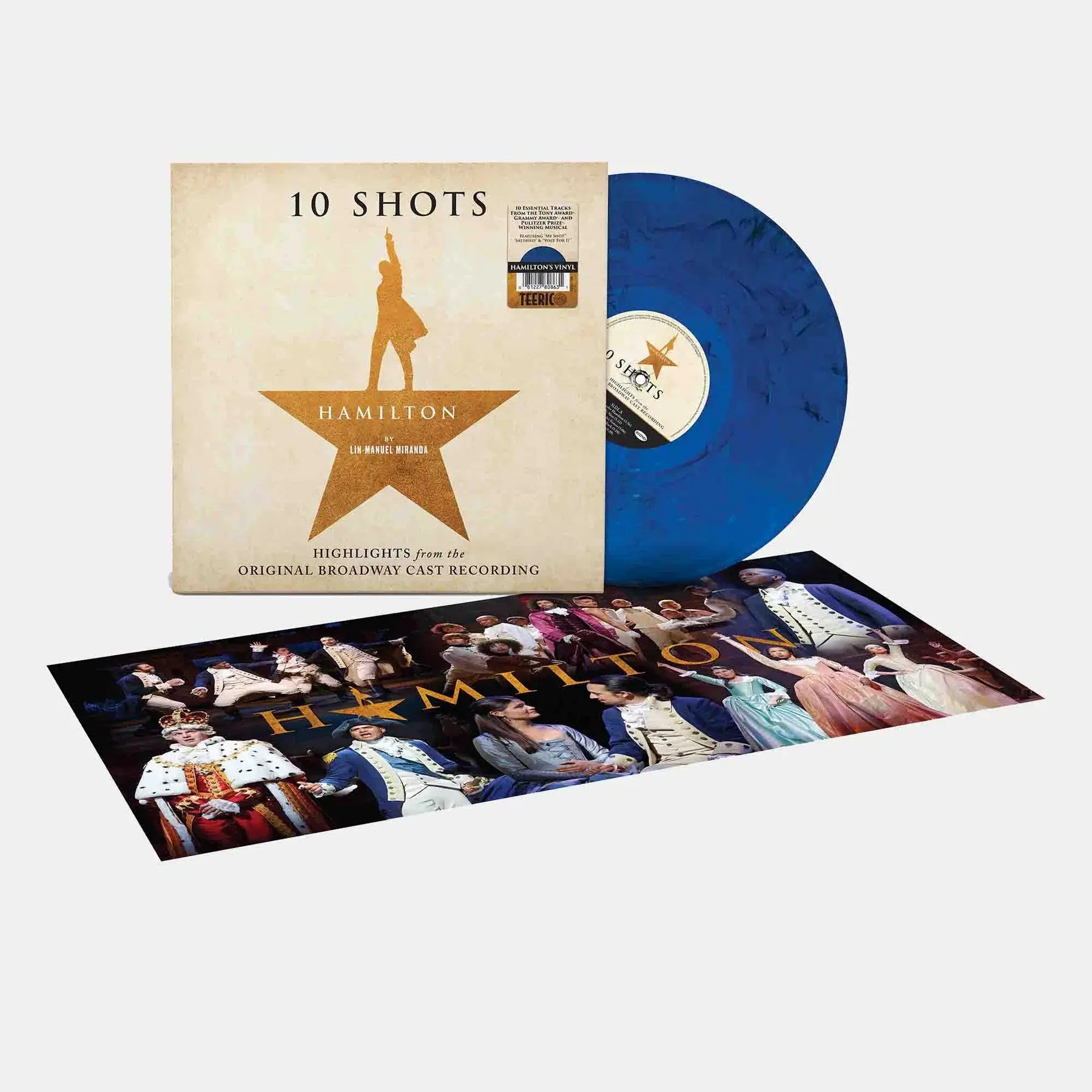 Hamilton 10 Shots Exclusive Vinyl - Hamilton Blue