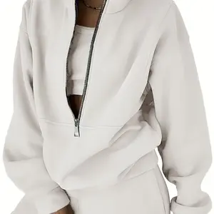 conjuntos para mujer European And American Women's Two-piece Sweatshirt And Sweatpants Fleece Sports Comfortable And Comfortable Street Fashion Casual Suit long skirt set active performance