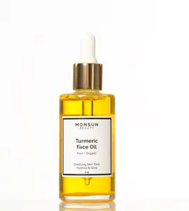 Turmeric Face Oil for Brightening & Skin Repair - Blemish Fading Serum with Jojoba, Rosehip & Vitamin E for All Skin Types, 50ml