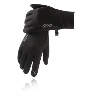 Durable Anti-Slip Warm Gloves, Outdoor Waterproof Touchscreen Gloves, Windproof Reflective Logo Mountaineering Training Gloves for Men & Women, Suitable for Cycling, Skiing, Running, Rock Climbing, Mountaineering and Other Sports