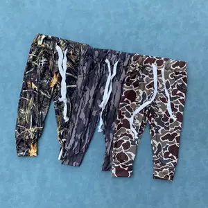 Camouflage hunting season boy pocket pants kids leggings
