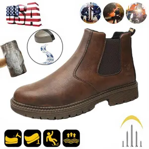 Oil Resistant Breathable Boots Full Impact Protection