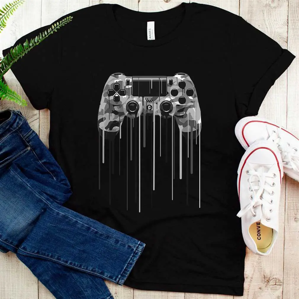 Graffiti Style Playstation Controller T-Shirt