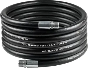 1"  Transfer Hose 14FT,Farm  Hose for Dispensing Diesel Gasoline Kerosene Biodiesel