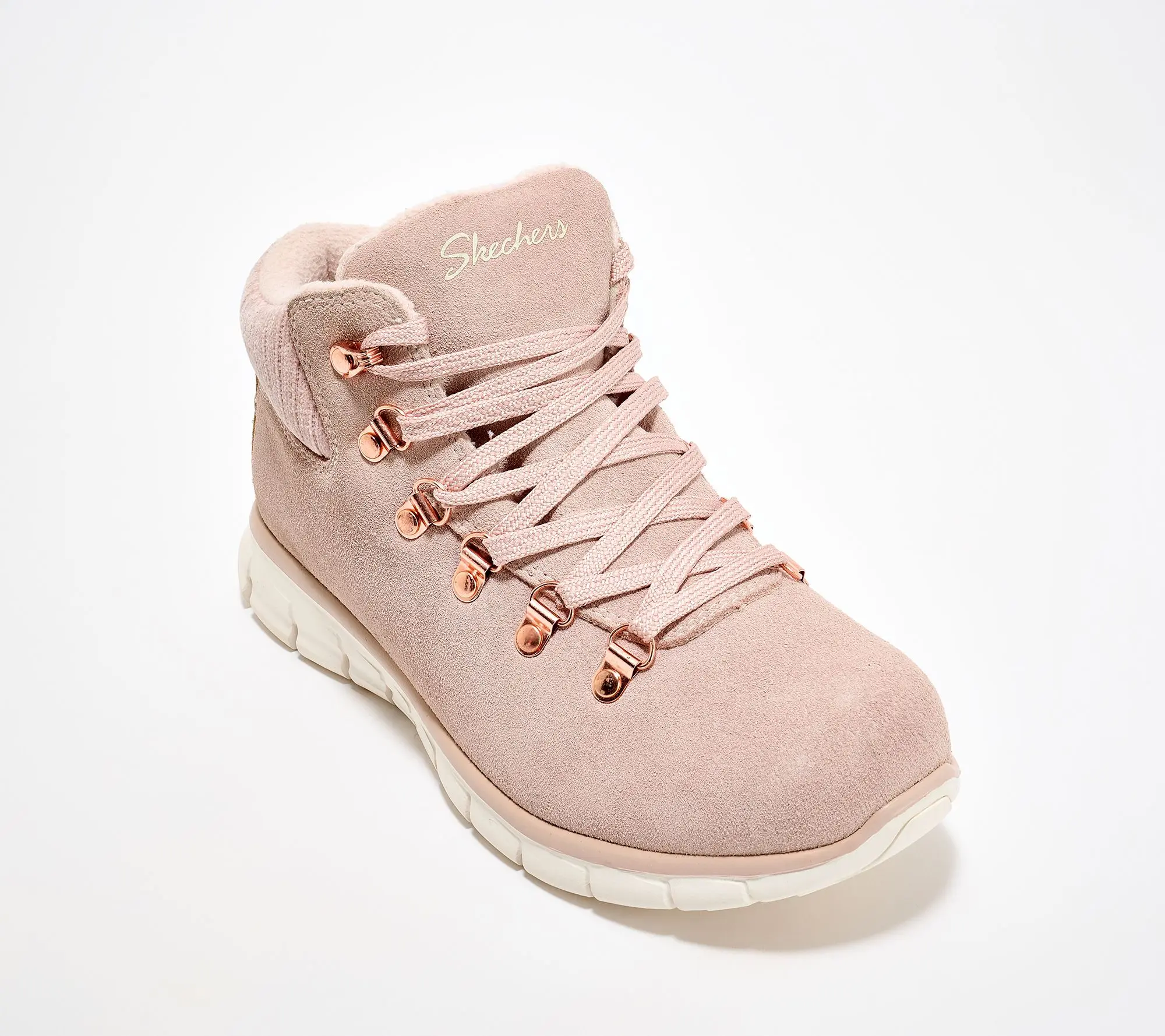 Skechers Synergy Water-Repellent Suede Lace-Up Hiker Boots Skechers Synergy Water-Repellent Suede Lace-Up Hiker Boots