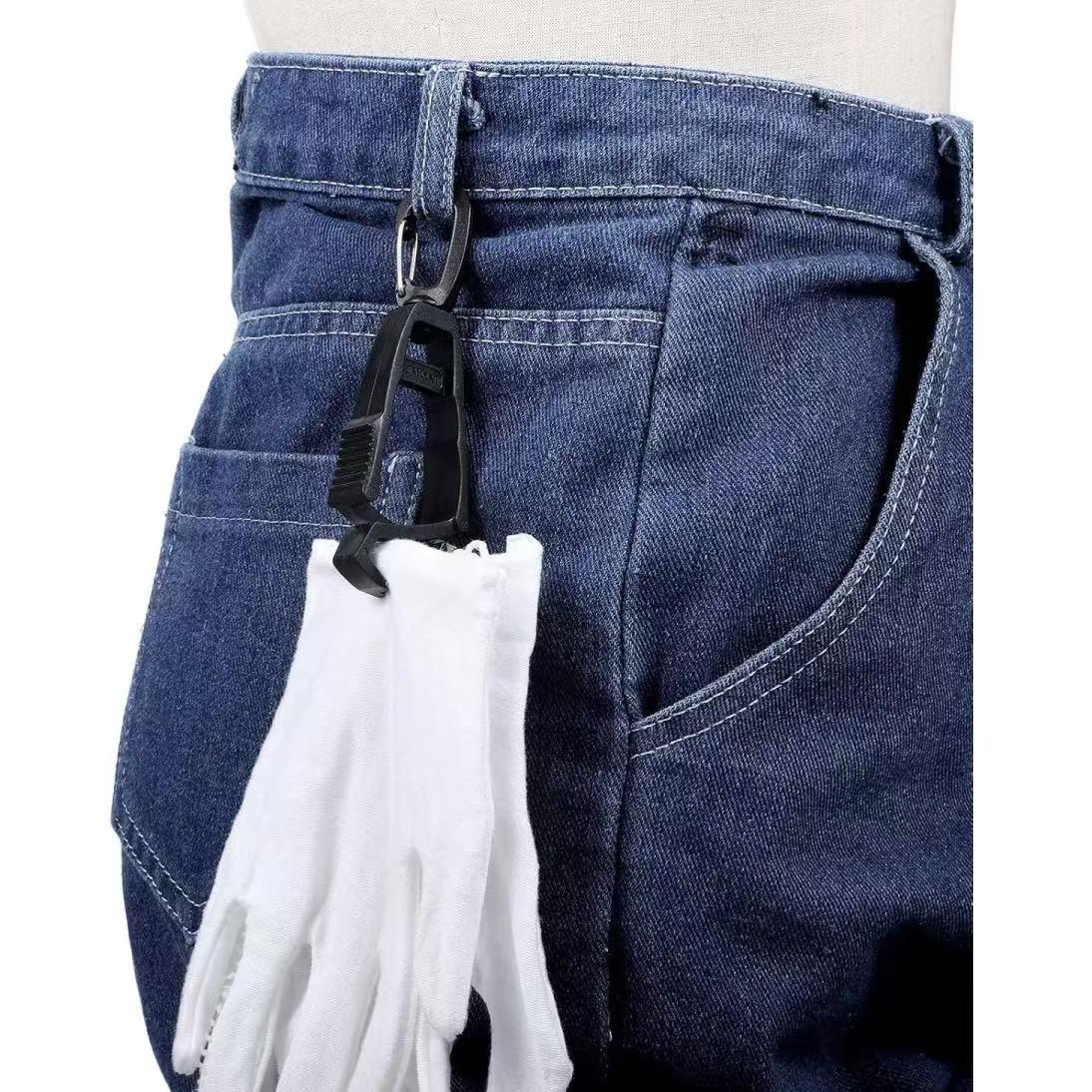 4Pcs Glove Clips for Work Glove Holders forDuty Belt, Safety Belt Clip for ConstructionWorker Gloves Grabber Clip for ConstructionAccessories