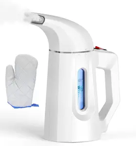 Steamer for Clothes Wrinkle Removes,Portable Handheld Garment Steamer for Hat,1lbs Lightly,40s Fast Heat-up,8 FT Power Cord,800W, Mini-Steamer for Home, Office and Travel (White)