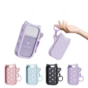 Disinfectant Spray Protection Box, Silicone Case, Durable, Small Size, Compact Size, Portable, Hanging Sprayer, Sprayer Can Hang on Silicone Box