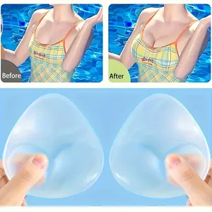 Cool summer women's outdoor leisure bikini pads with cute chest pads, small chest lifts, invisible breast augmentation pads, and large chest gathering pads