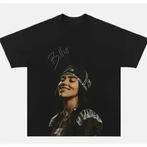 Women's BILLIE THE TOUR 2025 Graphic Tee - Retro 90s Y2k Music Top, Billie Merch, Streetwear, Fan Gift (66547)