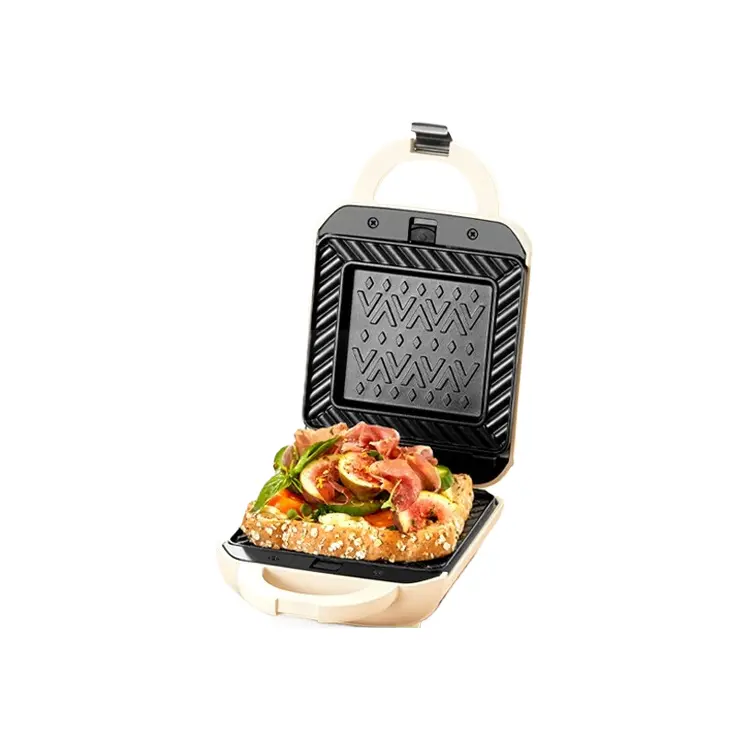 Compact Household All-in-One Breakfast Machine for Sandwiches Waffles & Toast