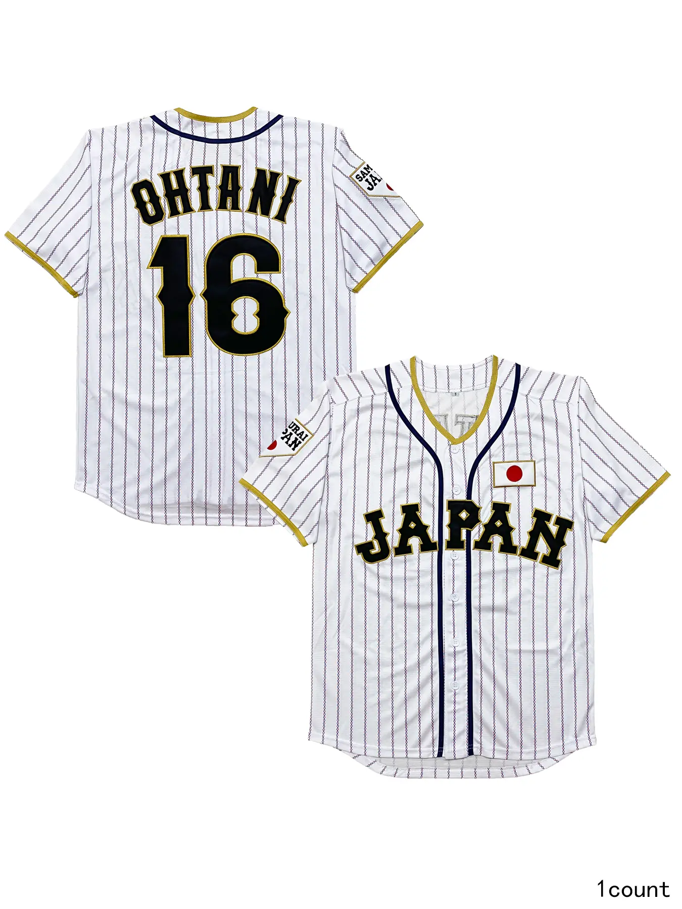 Men's Number 16 Baseball Jersey, Stylish Hip Hop Athletic Shirt with Embroidery, Short Sleeve V-Neck Breathable Mesh Top, Athletic Jersey, Stylish Jersey