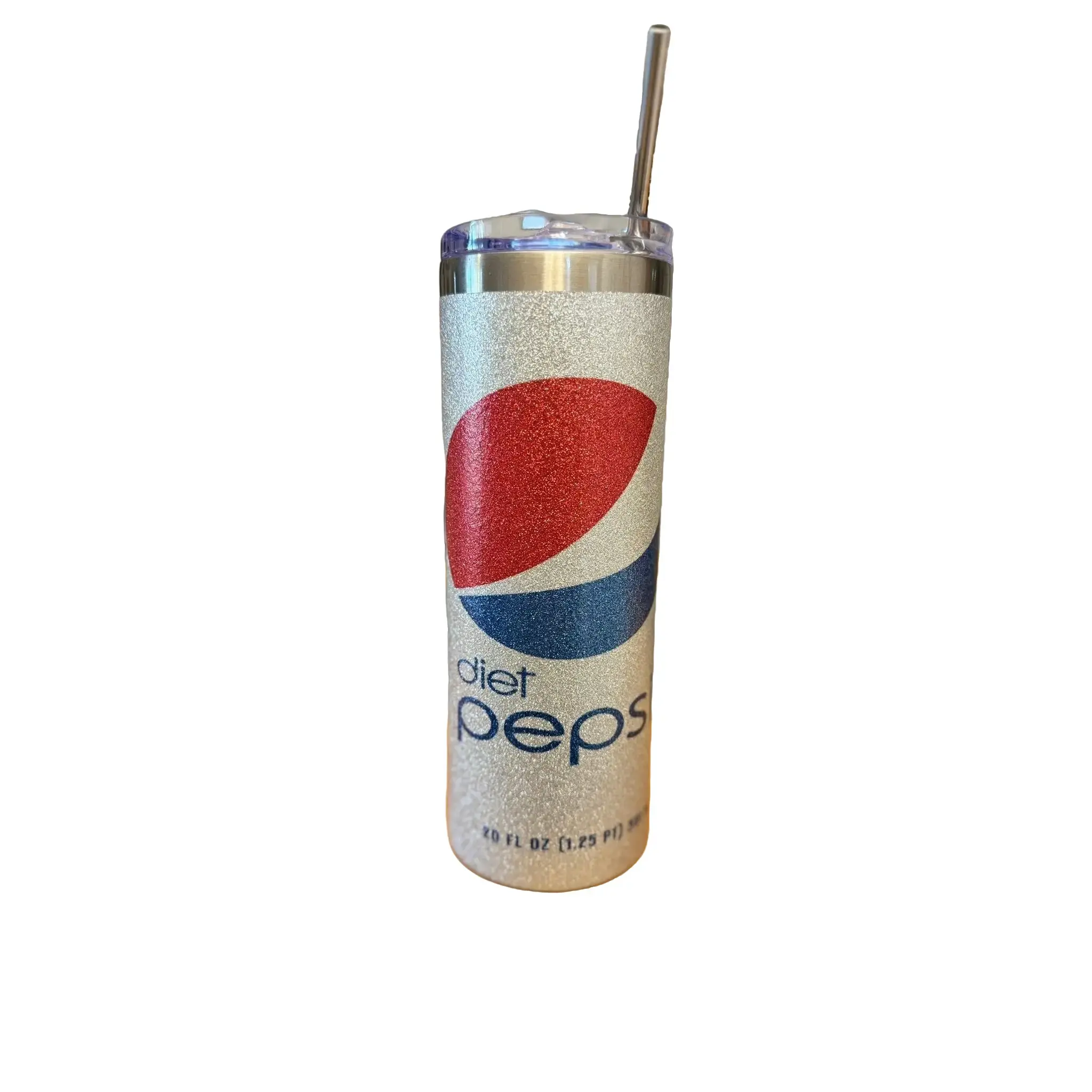 Sparkling Diet Pepsi Tumbler - 20 oz Stainless Steel Insulated Cup