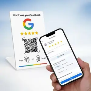 Google Tap to Review System with QR Code
