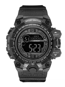 Men's Fashion Sport Multifunctional Night Glow Electronic Watch, Outdoor Cross-Border Large Dial Electronic Watch, Stylish Sports Watch, Digital Wristwatch, Trendy Multifunctional Watch, Fashionable Digital Watch