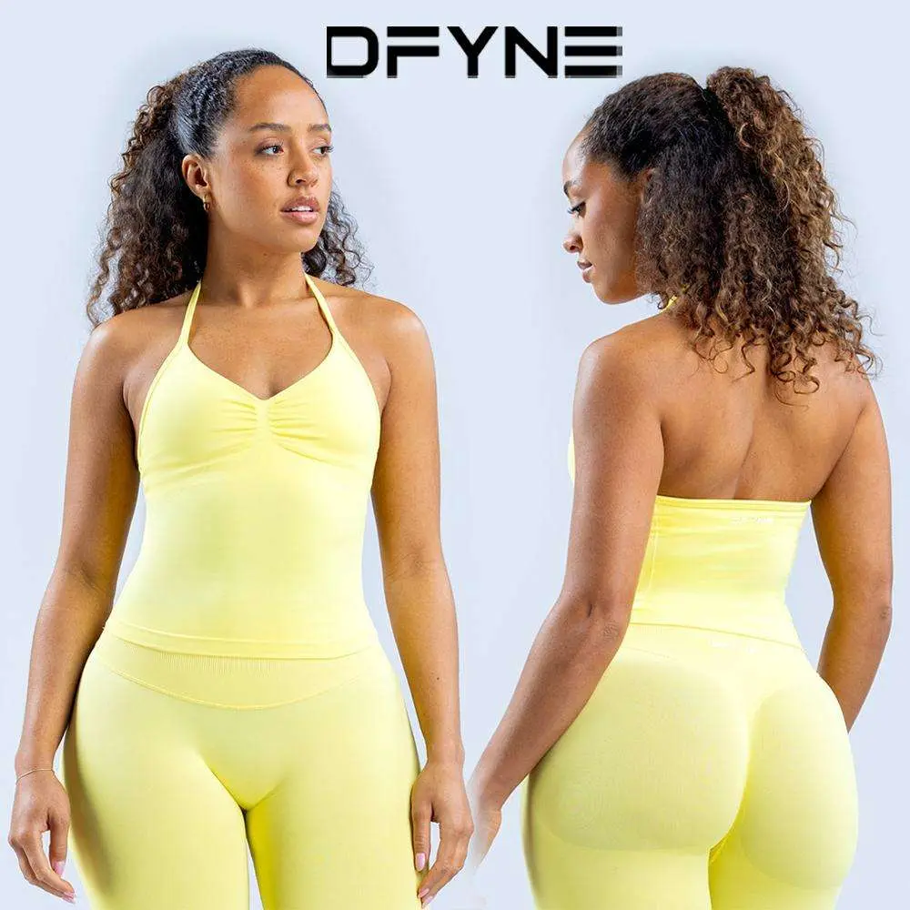 DFYNE Impact Shorts Set – Seamless Sculpted Fit with Cross-Back Support Bra & Booty-Lifting Bottoms[Original with original label]