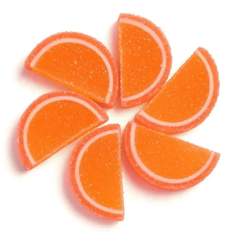 NY Spice Shop Sour Peach Fruit Jelly Slices Candy – Chewy, Fruity Sugar-Coated Jellies Perfect for Party Favors, Snacking, Holiday Gifts, and Summer Treats Sweet