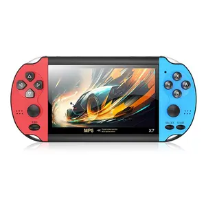 X7 New 4.5 Inch Handheld Game Console, Dual Joystick Control, Classic Games Included, Supports TV Connection, Retro Gaming, Home Nostalgia Play, Rechargeable Portable Console