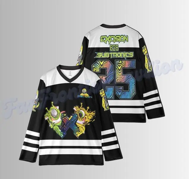 Subtronics Jersey, Cyclops Mashup Cloak Hockey Jersey, B2B EXCISlON Jersey