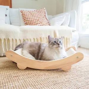 2 in 1 Cat Scratching Pad, 1 Box Cat Scratching Bed & Lounge, Durable Cat Scratcher, Pet Furniture for Indoor Cats, Cat Toys Bed, Home