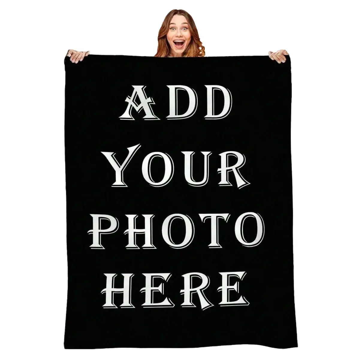 Custom flannel Throw Blanket Personalized Customized Blanket for All Holiday Gifts, , Custom Gift for Women Men Teens , Birthday Christmas Mother"s Day Father`s Day Valentine’s Day Easter Graduation Back to School Thanksgiving Anniversary Present