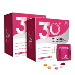 RevitaPlus Beautypack Women’s Daily Supplement |  Multivitamin, Calcium, Magnesium, Cranberry, Probiotics, Turmeric, Collagen, Krill Oil | Skin, Hair, Anti-aging & Stress Support  | 30-Day Wellness Pack