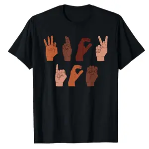 F ck ICE Hand Sign Language Anti Deportation Chinga La Migra T-Shirt for Men Women