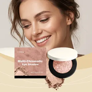 Nude Shimmer Diamond Eyeshadow Shimmer Finish with Mineral Oil, Beeswax & Vitamin E | Waterproof Long-Lasting Sparkle, Versatile for All Makeup Looks, Glitter Shimmer Eyeshadow