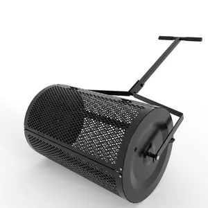 24-Inch All-Season Lawn Spreader – Effortless Compost, Mulch & Soil Spreader with Smart-Dial Control for Homeowners & Landscapers – Heavy-Duty Galvanized Steel, Family-Friendly Design