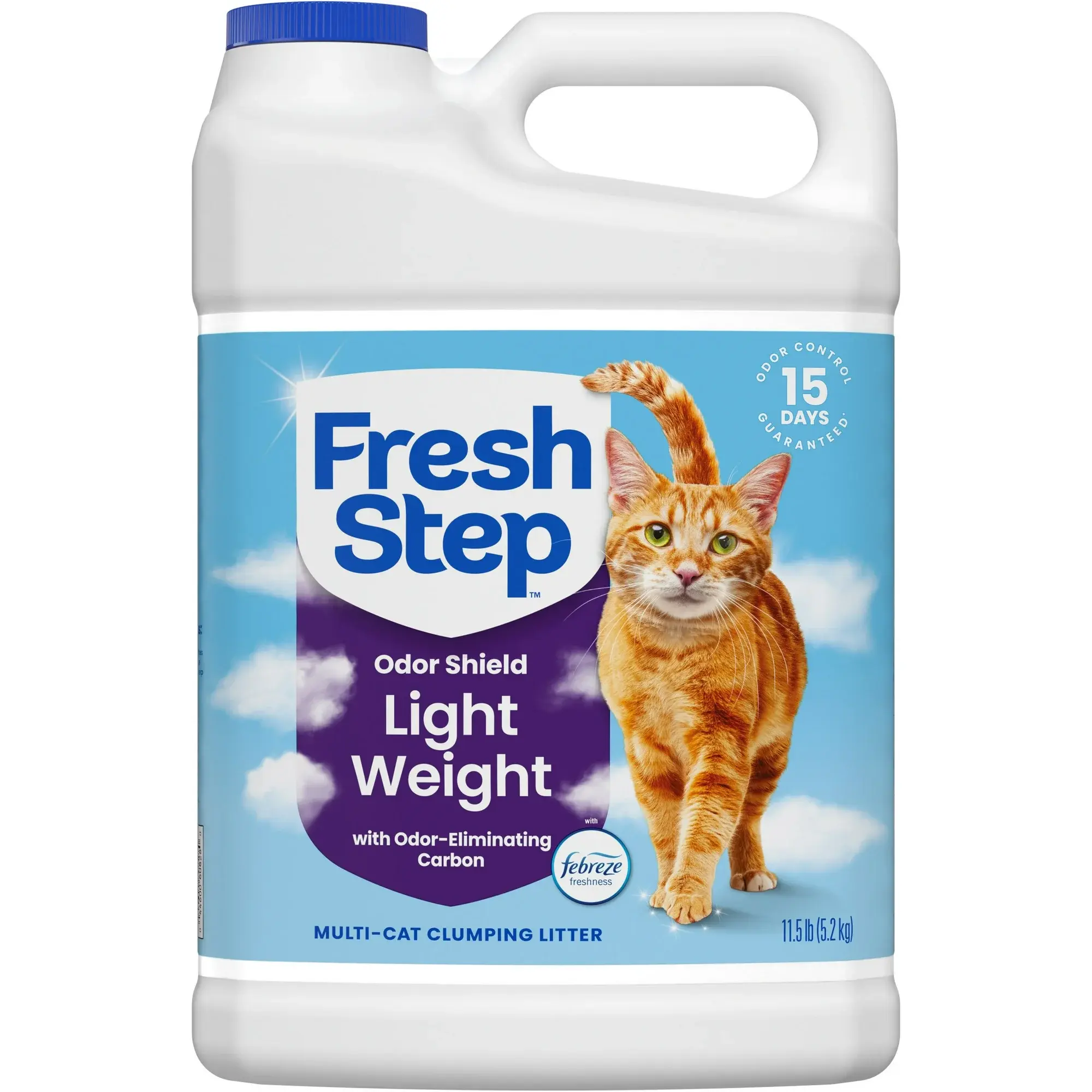 Fresh Step Odor Shield Light Weight Multi Cat Clumping Litter, 11.5 lb.