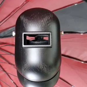 Trimmed Bottom Carbon Fiber Welding Hood