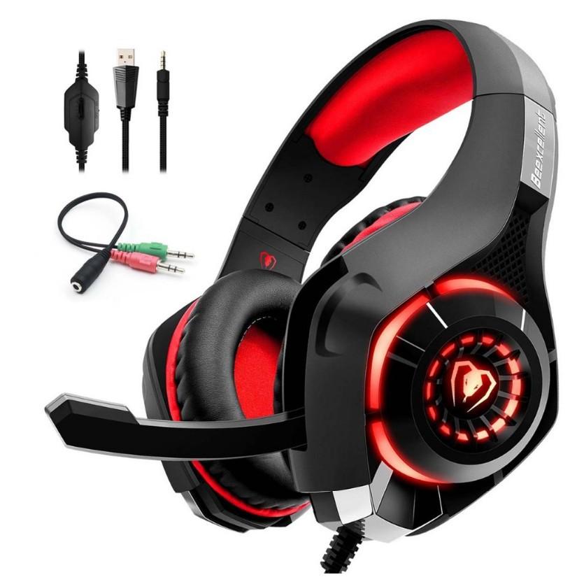 Beexcellent Gaming Wired Headphones, PlayStation, Xbox, PC