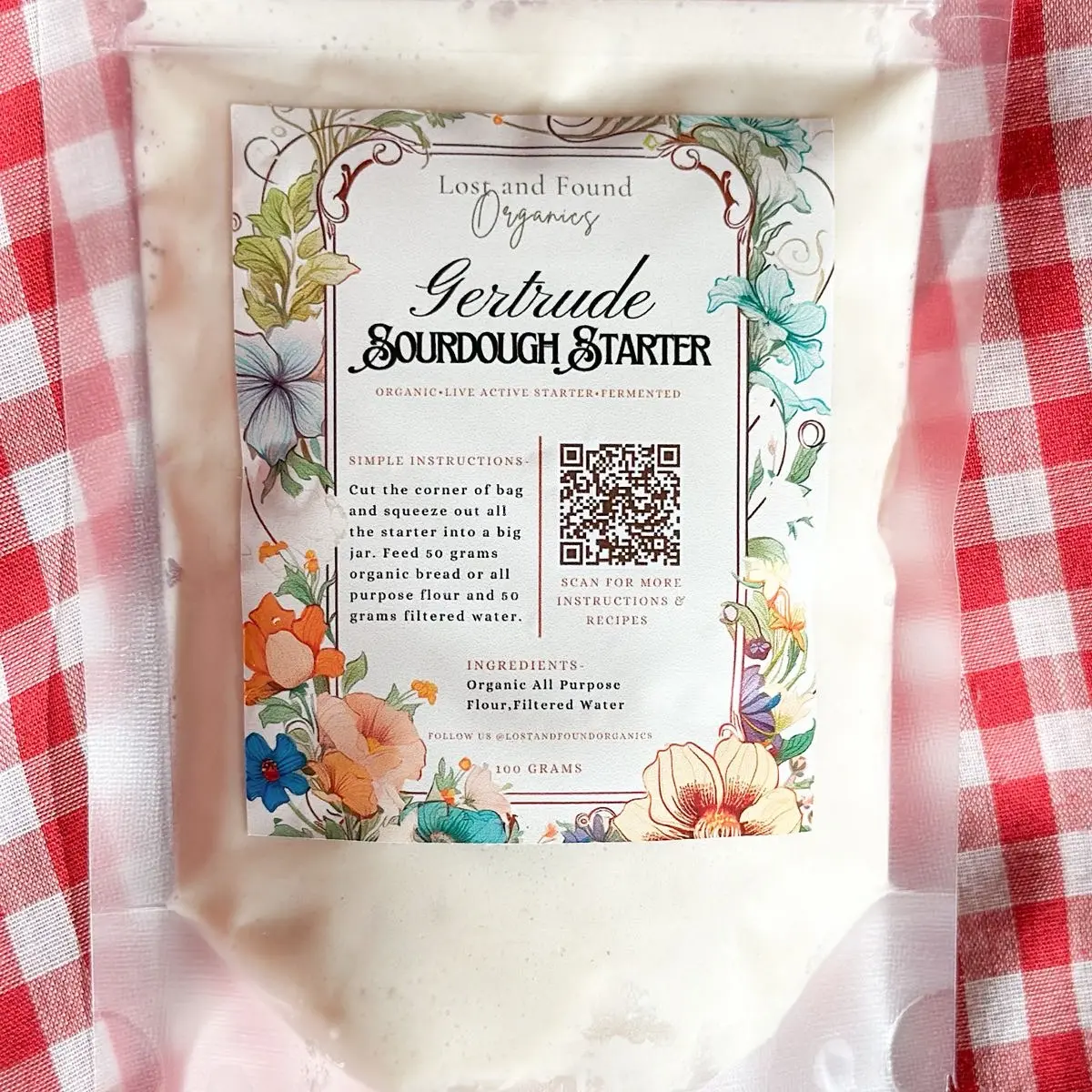 Gertrude-Baking starter, sourdough starter