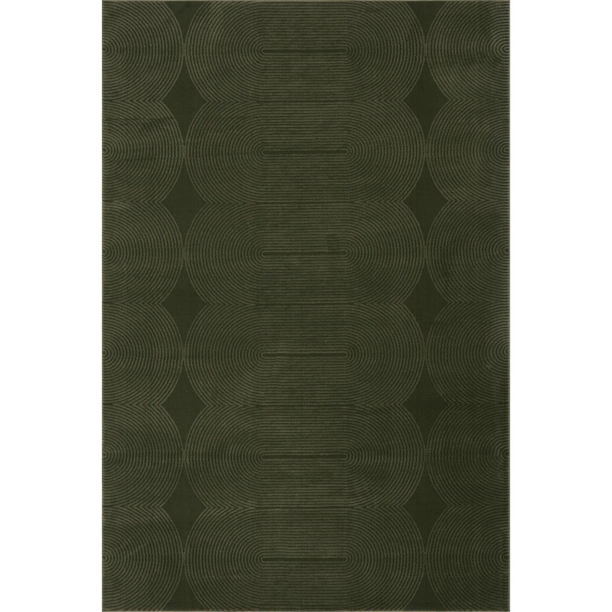 Selirae Textured Geometric Rectangle Area Rug, 0.43-inch Cut Pile, Indoor Rug for Bedroom & High Traffic Areas