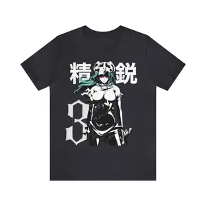 BLEACH Espada 3 Nel Anime T-Shirt, Back and Front Print Design - Unisex Anime T-Shirt