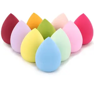 [Random Gift] Makeup Sponge Blenders Beauty Sponges Egg Shaped Blending Sponge Foundation Applicator Cosmetic Sponges in Assorted Colors