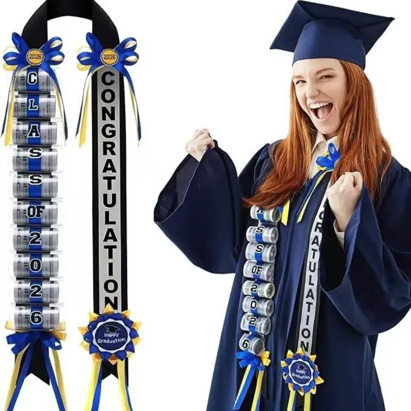 2026 Graduation Gift Wreath, Creative Cash Gift Pull String, High School Graduation Party Decoration, Dual Strand Braided Wreath, Custom Graduation Gift, Party Gifts