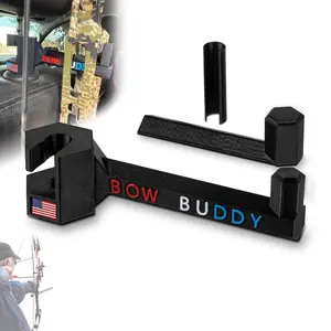 Bow and Arrow Companion Bracket Pickup Truck SUV Twist On Quick Installation Bow Hanger Outdoor Camping Hunting Accessories Bed Organizer