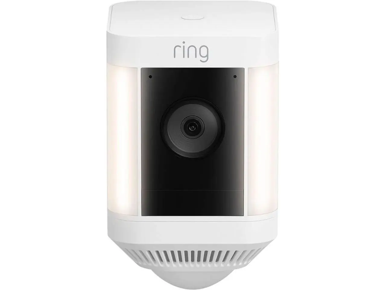 Ring Spotlight Cam Plus - Battery - Two-Way Talk - Color Night Vision - Security Siren - White - 2022 Release  B09JZ5BG26