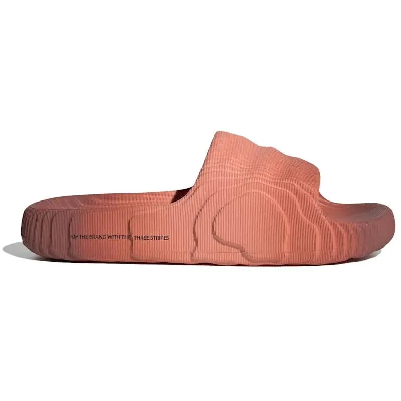 adidas Adilette 22 Wonder Clay Slides | Unisex Casual Sandals | Futuristic Slip-On Footwear with Unique 3D-Inspired Design, Lightweight EVA Construction, Contoured Footbed, Comfortable Cushioning, Durable Outsole, and Modern Everyday Summer Style