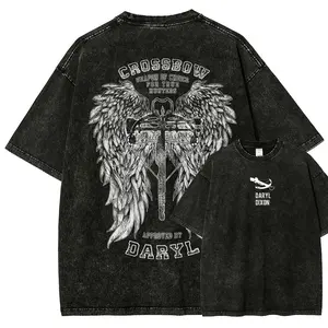 The Walking Dead Daryl Unisex Fit Washed T-Shirt