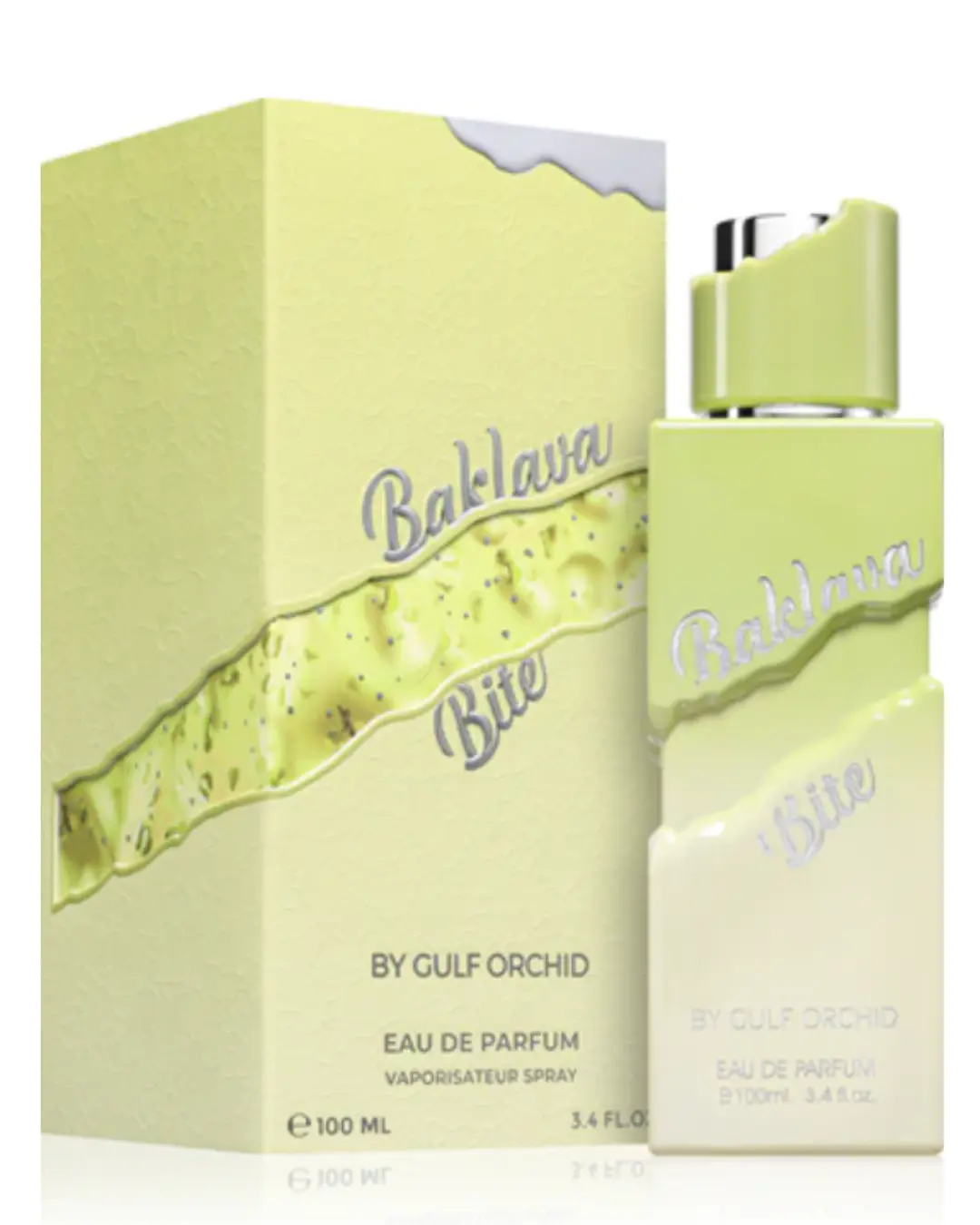 GULF ORCHID Baklava Bite Unisex Eau de Parfum - 100ML (3.4oz) Single Item, Highly Scented Sweet Candy-Flavored Adult Fragrance
