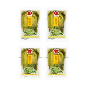 WEIQUAN Pickled Mustard Greens, 10.5oz*4【Value Pack】