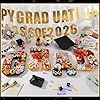 2026 Graduation Number Fillable Charcuterie Boxes - 4 Pcs 13.7" Disposable Mache Paper Trays Containers for Chocolate Candy Cookie Treats Grad Favors, Party Table Decor Centerpiece Ideas, Celebration Grad Gifts for Daughter Son Grad Party Supplies