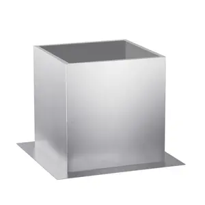 Roof Curb for Exhaust Fan-19” Square x 20”High Flat Roof Curb,18 Gauge Galvanized Steel Construction