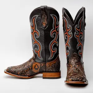 Ace Of Spades Brown - Square Toe